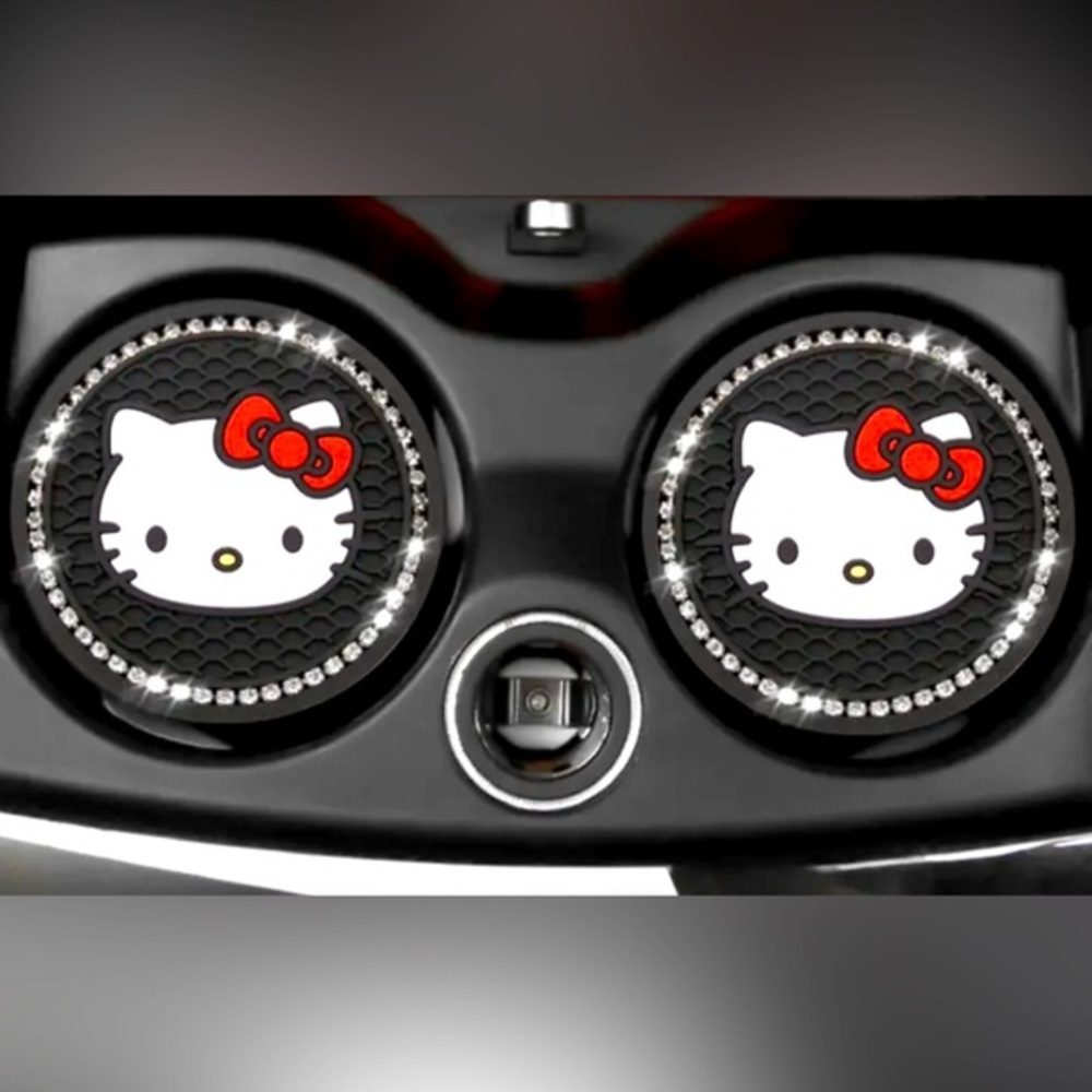 Hello Kitty Cup Coaster 2pcs